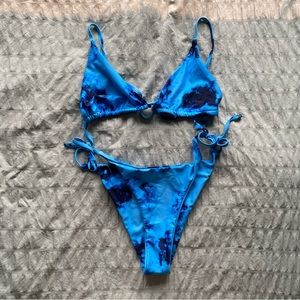 Shein Tie-dye Bikini Set